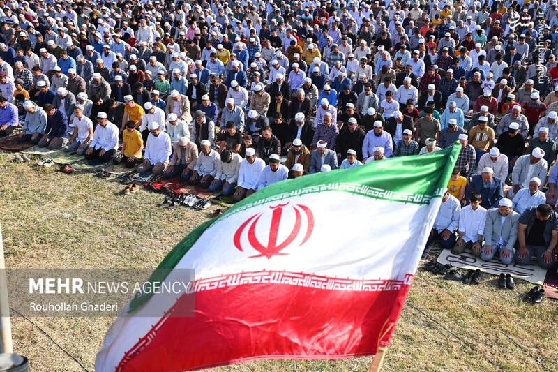 عکس/ نماز عید فطر اهل سنت در گنبدکاووس