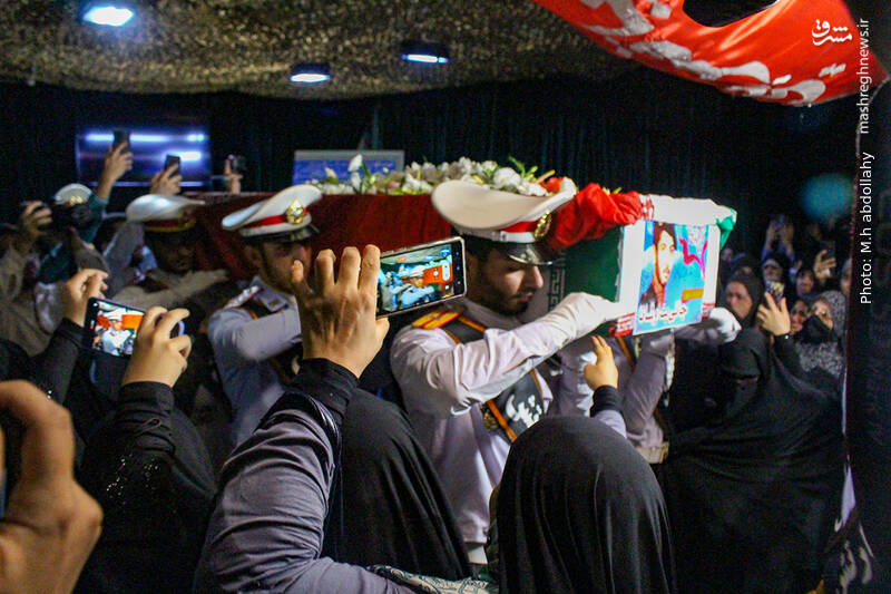 عکس/وداع با پیکر شهید آشوری «جانی بِت اوشانا»