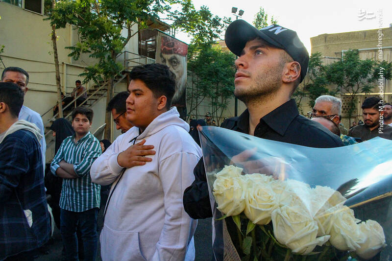 عکس/وداع با پیکر شهید آشوری «جانی بِت اوشانا»