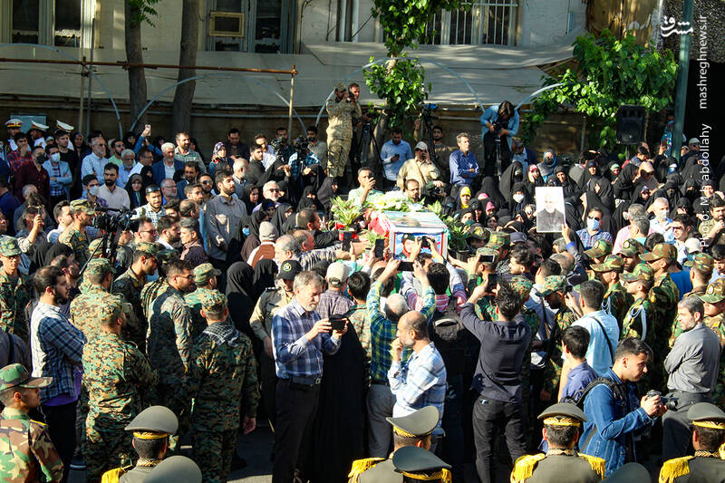 عکس/وداع با پیکر شهید آشوری «جانی بِت اوشانا»