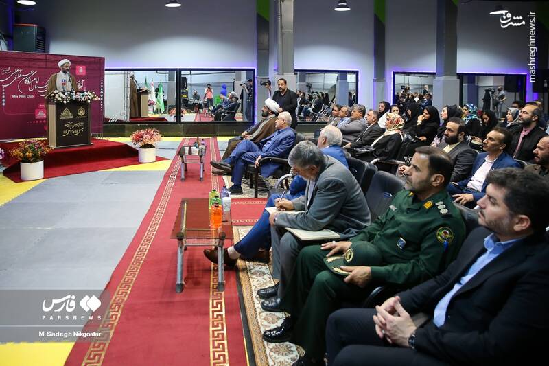 عکس/ افتتاح مجموعههای ورزشی آستان امامزادگان عینعلی و زینعلی(ع)