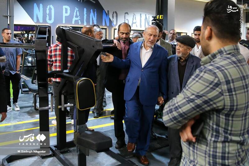 عکس/ افتتاح مجموعههای ورزشی آستان امامزادگان عینعلی و زینعلی(ع)