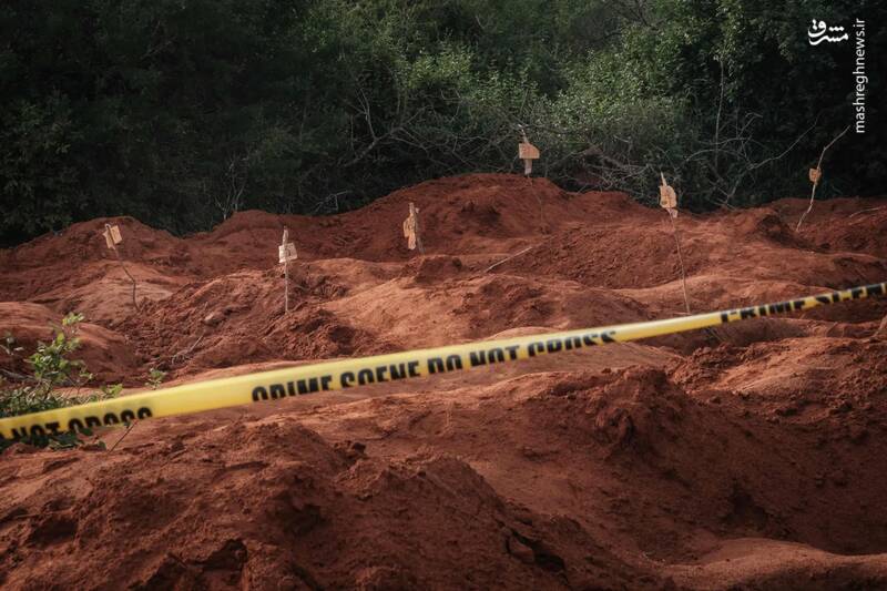 نبش قبر در محل گور دسته جمعی در شاکاهولا _ کنیا