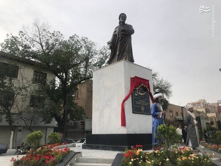 رونمایی از بزرگترین مجسمه برنزی پایتخت +عکس