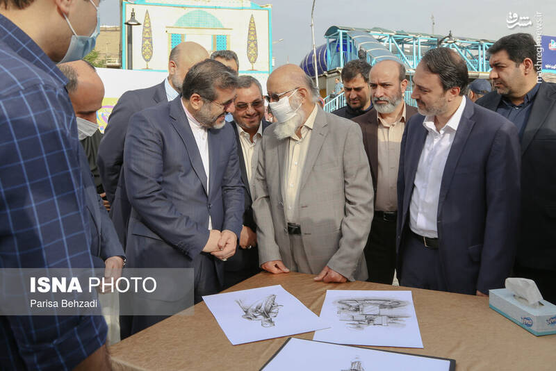 عکس/ رونمایی از بزرگترین مجسمه برنزی پایتخت