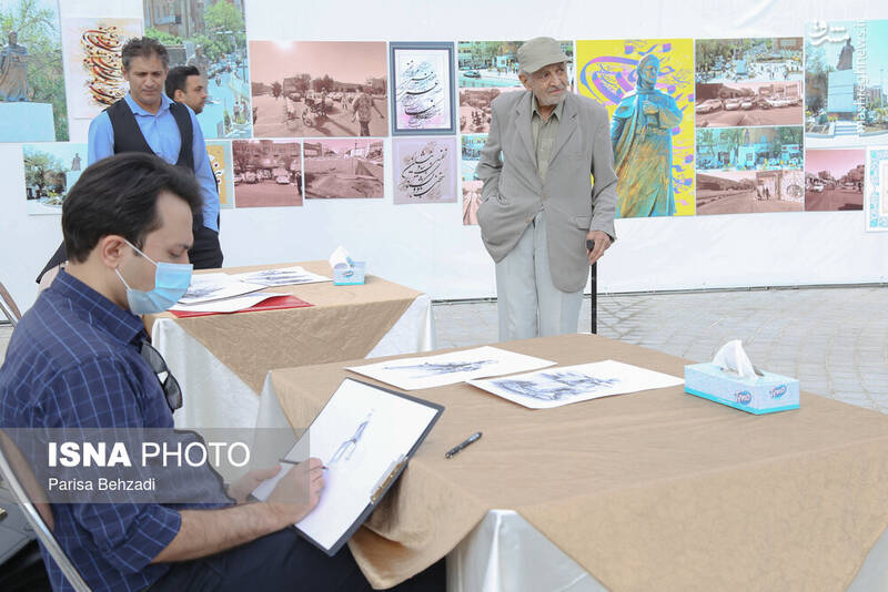 عکس/ رونمایی از بزرگترین مجسمه برنزی پایتخت