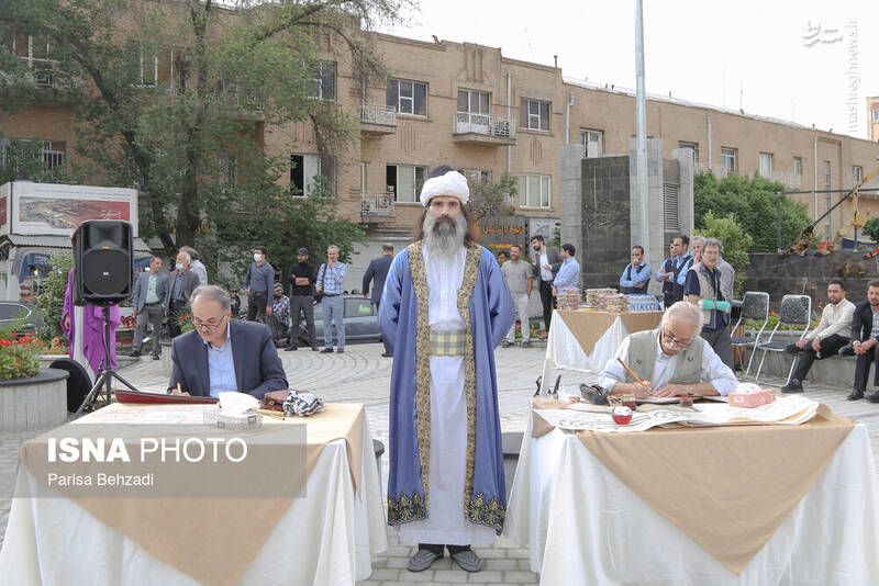 عکس/ رونمایی از بزرگترین مجسمه برنزی پایتخت