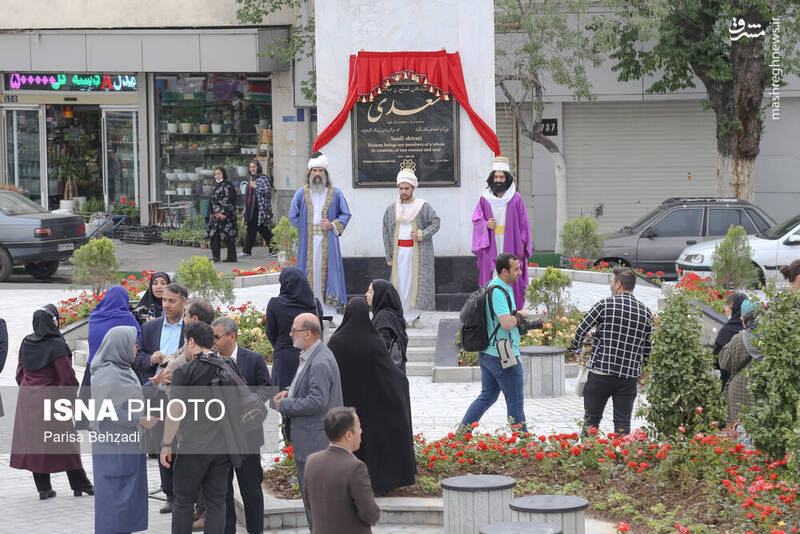 عکس/ رونمایی از بزرگترین مجسمه برنزی پایتخت