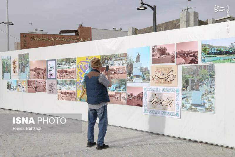 عکس/ رونمایی از بزرگترین مجسمه برنزی پایتخت