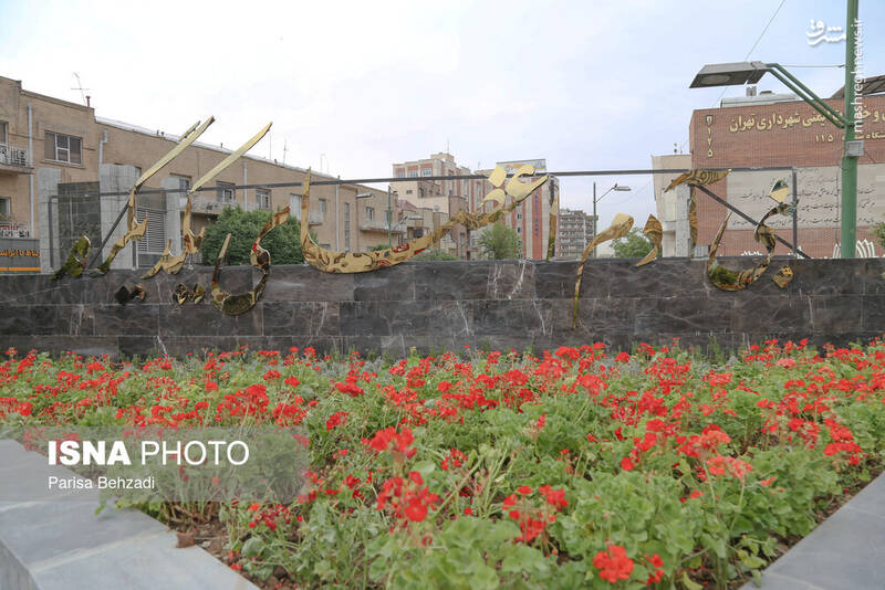 عکس/ رونمایی از بزرگترین مجسمه برنزی پایتخت