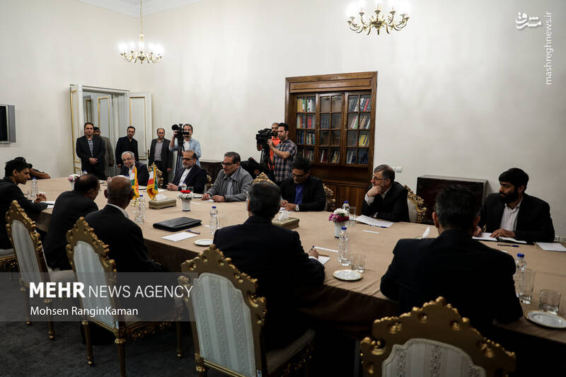 عکس/ دیدار مشاور امنیت ملی هند با دبیر شورای عالی امنیت ملی