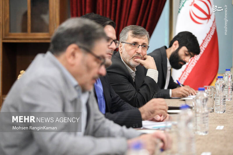 عکس/ دیدار مشاور امنیت ملی هند با دبیر شورای عالی امنیت ملی