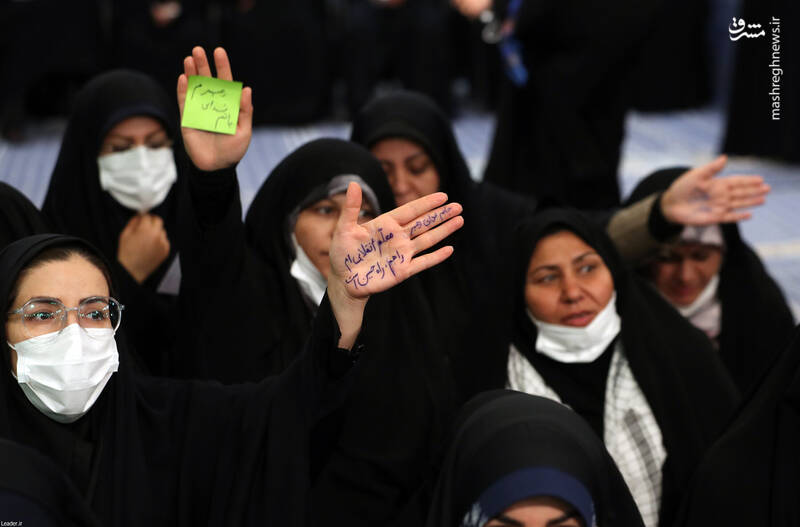 عکس/ دیدار جمعی از معلمان با رهبر انقلاب