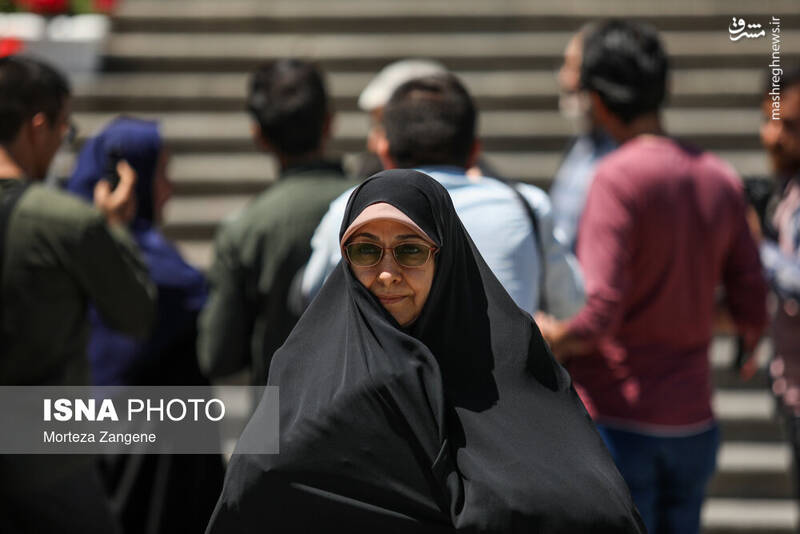 عکس/ وزرای دولت در حیاط دولت