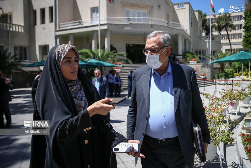 عکس/ وزرای دولت در حیاط دولت