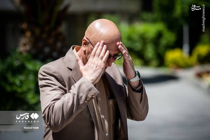 عکس/ وزرای دولت در حیاط دولت