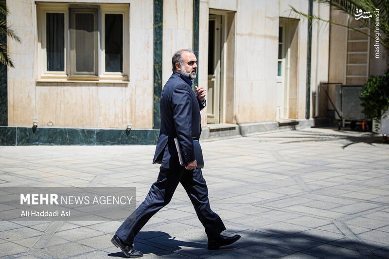 عکس/ وزرای دولت در حیاط دولت