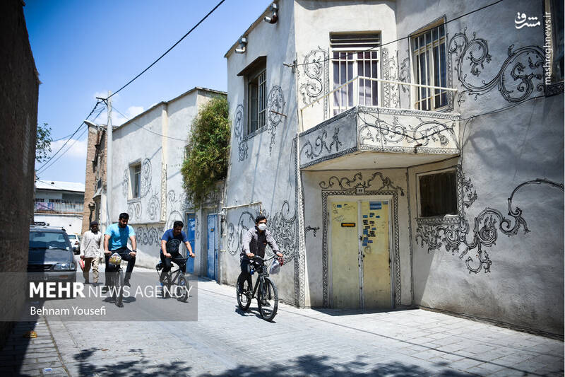 عکس/ کوچهای گرافیکی در شیراز