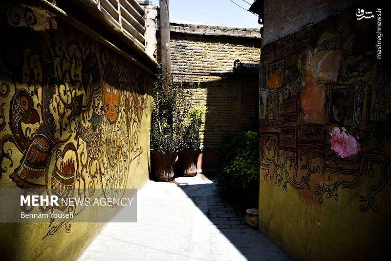 عکس/ کوچهای گرافیکی در شیراز