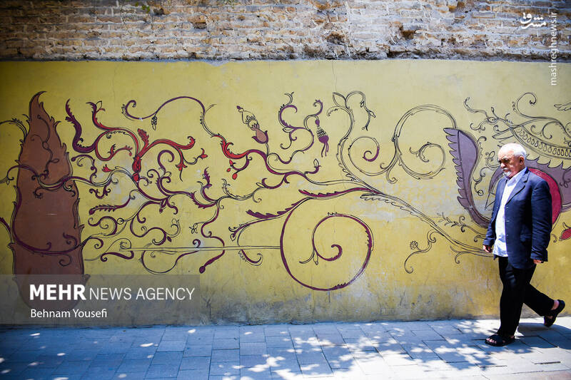 عکس/ کوچهای گرافیکی در شیراز