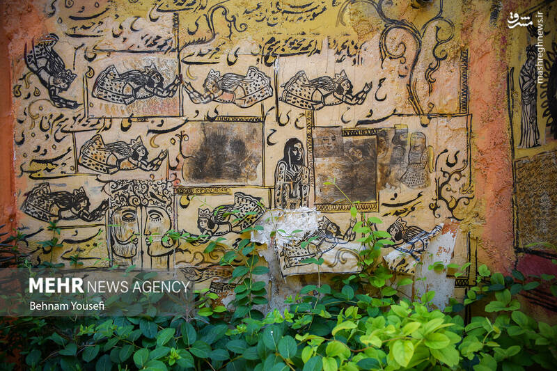 عکس/ کوچهای گرافیکی در شیراز