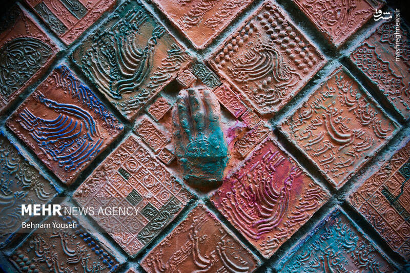 عکس/ کوچهای گرافیکی در شیراز