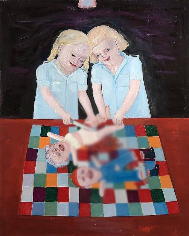 نمایش تابلوهای ضدانسانی و موهن در پارلمان اروپا/ چپهای اروپایی حواریون مسیح را هم «رنگینکمانی» کردند+عکس