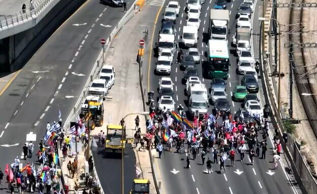 تظاهرات متشنج صهیونیست ها علیه نتانیاهو و اصلاحات قضائی