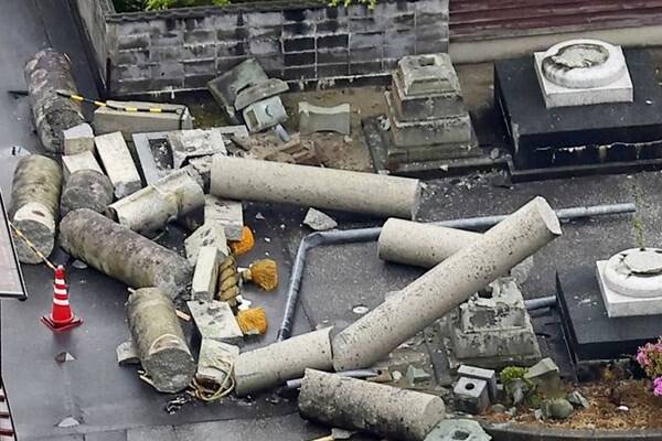 زلزله در ژاپن ۲۷ مجروح و یک کشته برجا گذاشت