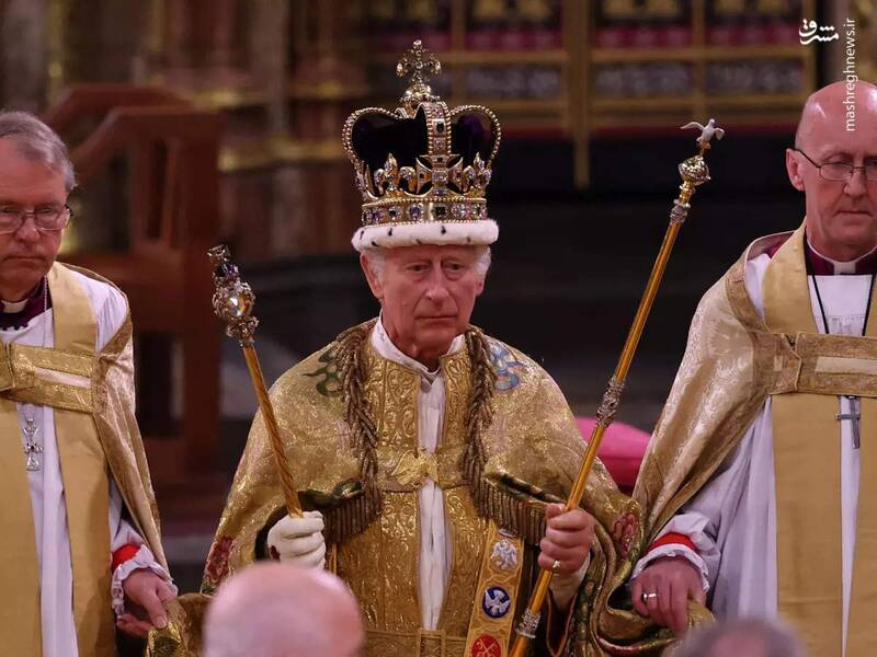 الماس ایران رو تاج پادشاه انگلیس! +عکس