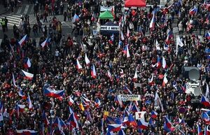 تظاهرات ضد دولتی در جمهوری چک