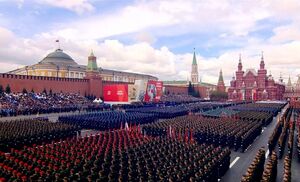 فیلم/ حال و هوای مسکو قبل از "روز پیروزی"