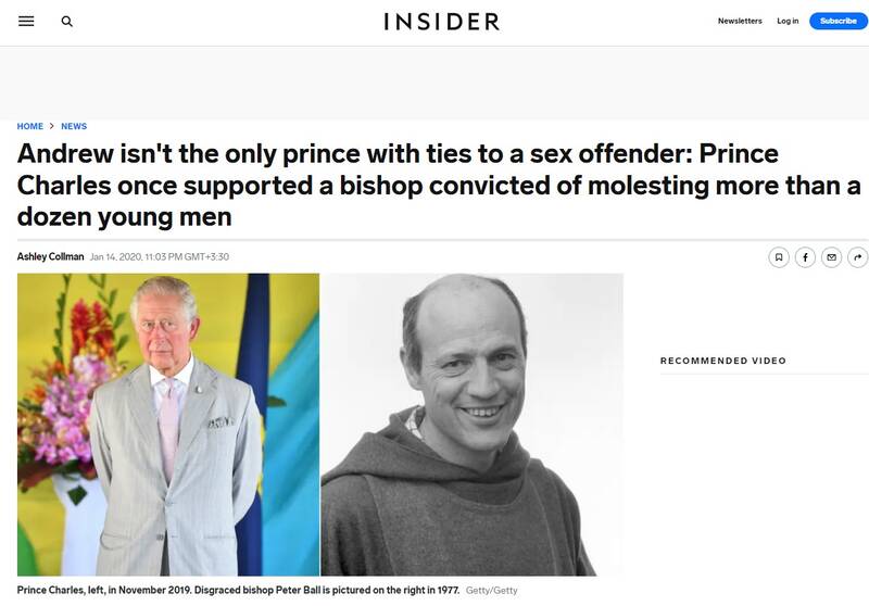 نزدیکترین دوستان و مشاوران «شاه چارلز» مجرمان جنسی خطرناک بودند+ فیلم و عکس