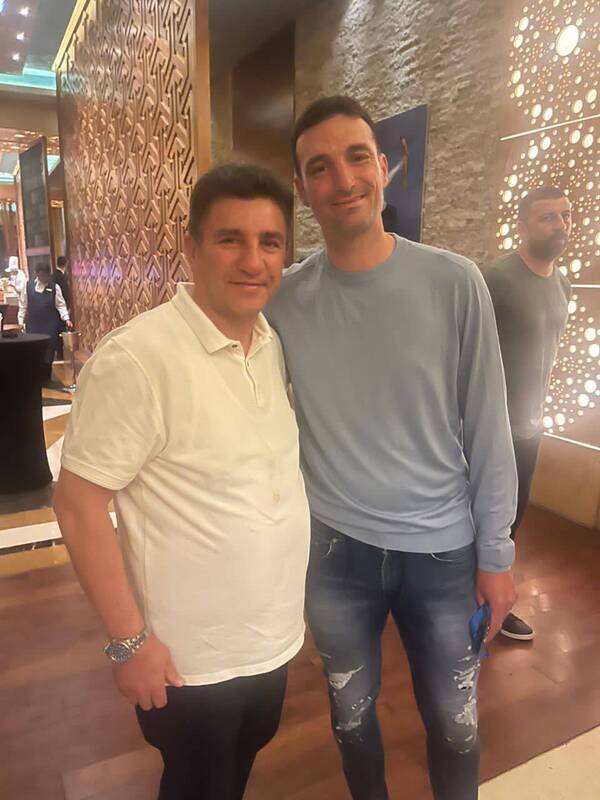 عکس/ دیدار قلعهنویی با رییس فیفا و سرمربی آرژانتین