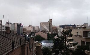 بارندگی شدید در پایتخت