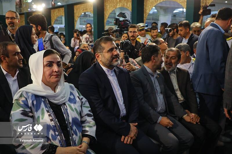 حضور وزیر فرهنگ و ارشاد اسلامی در مراسم افتتاحیه سی‌وچهارمین نمایشگاه بین‌المللی کتاب تهران