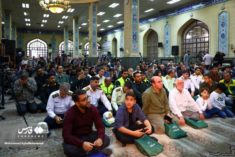 آئین بزرگداشت شهید غیرت و عزت حمید رضا الداغی