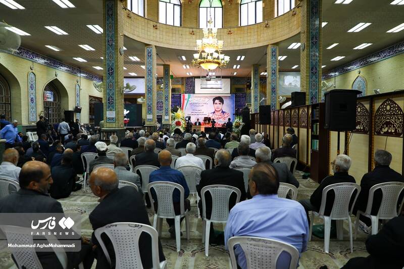 آئین بزرگداشت شهید غیرت و عزت حمید رضا الداغی