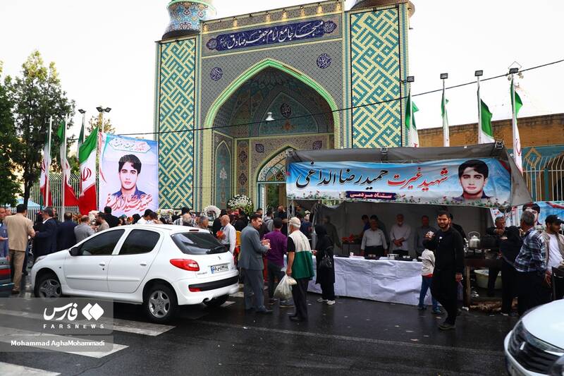 آئین بزرگداشت شهید غیرت و عزت حمید رضا الداغی