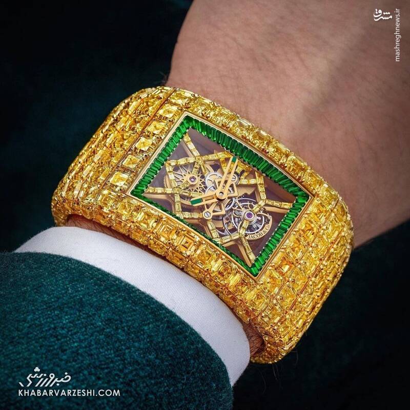 ساعت منحصر به فرد رونالدو +عکس