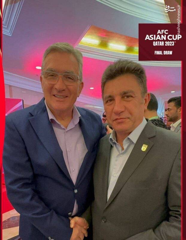 عکس/ دیدار ژنرال با برانکو در قطر