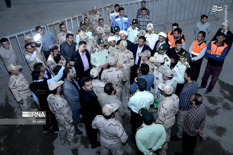 عکس/ بازدید فرمانده کل انتظامی از مرز مهران