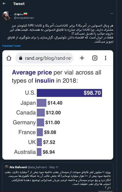 ایران مهد تجویز گرانسازی برای جلوگیری از قاچاق!