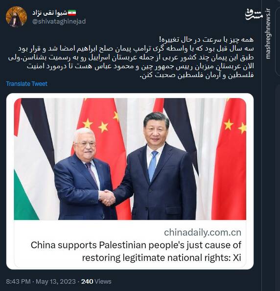 قرار بود اسرائیل به رسمیت شناخته بشه اما ...!