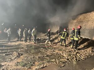 انفجار مخزن 12 هزار لیتری تینر در قم با 3 فوتی
