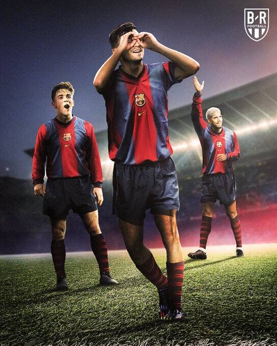 قهرمانی بارسا یاد ریوالدو و فیگو را زنده کرد +عکس