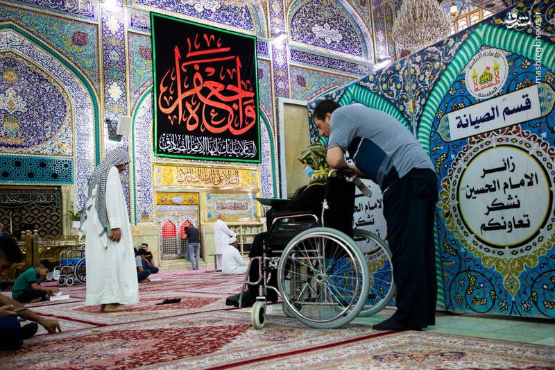 عکس/ کتیبههای شهادت شیخ الائمه در حرم امام حسین(ع)