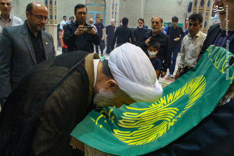 عکس/ شب شهادت امام صادق(ع) در مسجد جامع فاطمیه