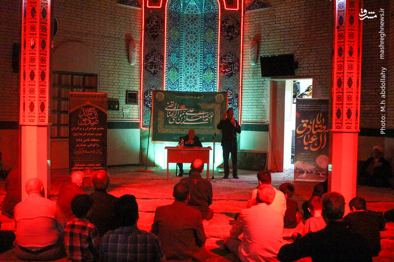 عکس/ شب شهادت امام صادق(ع) در مسجد جامع فاطمیه