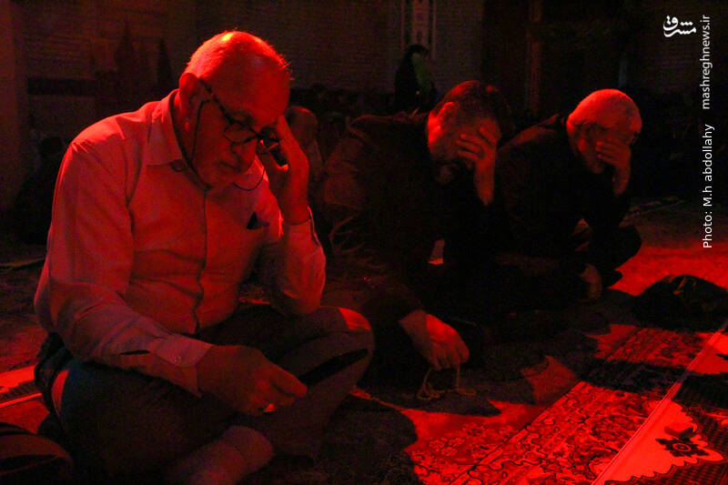 عکس/ شب شهادت امام صادق(ع) در مسجد جامع فاطمیه